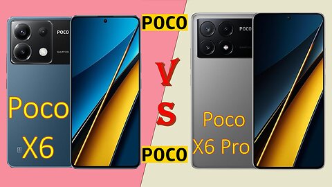 New Phones | Xiaomi Poco X6 VS Xiaomi Poco X6 Pro | Full comparison | @technoideas360