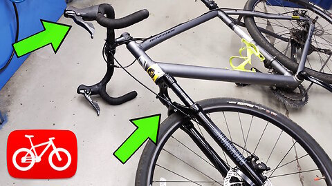 Upgrading your road bike. How to install suspension fork on gravel bicycle