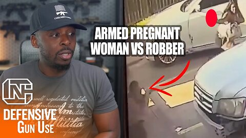 Caught On Video Armed Pregnant Woman Shoots Robber In Houston