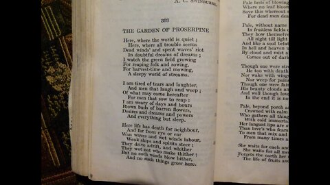 The Garden Of Proserpine - A. C. Swinburne
