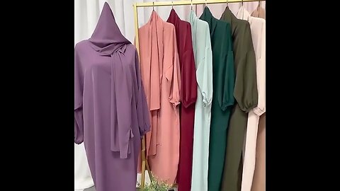 ilbabs Prayer Clothes Women Islamic Clothing Hooded | ʟɪɴᴋ ɪɴ ᴛʜᴇ ᴅᴇꜱᴄʀɪᴘᴛɪᴏɴ 👇 ᴛᴏ ʙᴜʏ