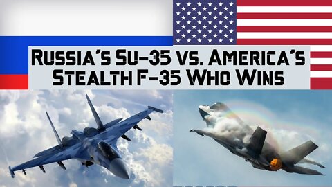 Russia's SU 35 vs America's Stealth F 35: Who Wins? #su35 #f35