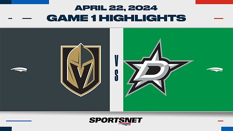 NHL Game 1 Highlights Golden Knights vs Stars April 22 2024