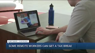 Some remote workers can get a tax break