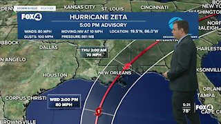 Tracking Hurricane Zeta