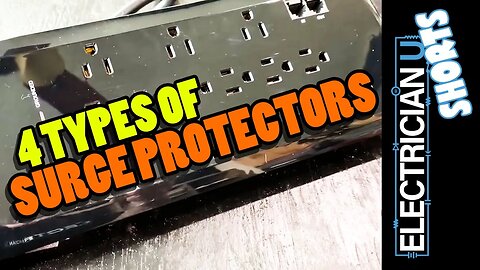 SHORTS - 4 Types of Surge Protectors (In 3 Minutes!)