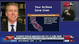 Governor Newsom announces new stay-at-home order