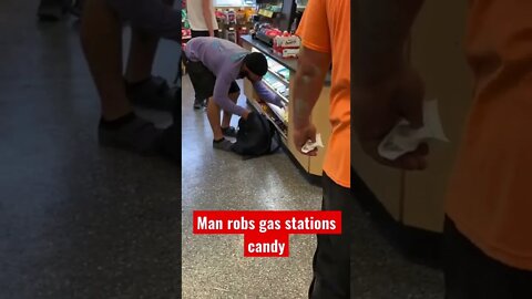 Gas station gets robbed for candy!🍭😲