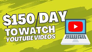Make $150 Daily Watching YouTube Videos | Make Money Online