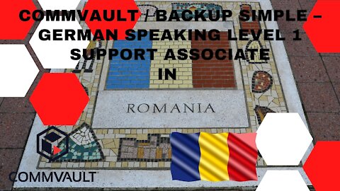 Commvault / Backup Simple – GERMAN speaking Level 1 Support Associate