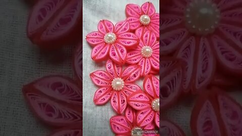 🌼 Beautiful 3D Paper Quilling flowers | ත්‍රිමාණ පේපර් කුවිලින් මල් 🌼@chcreation moratuwa