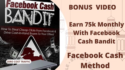 Earn 75k Monthly With Facebook Cash Bandit