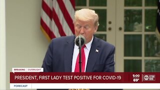 President Trump and first lady test positive for coronavirus
