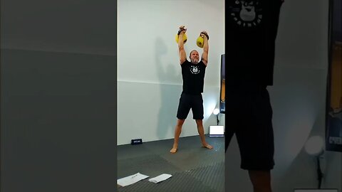 Double Kettlebell Snatches Make you feel Powerful