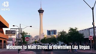 welcome to Main Street in Las Vegas