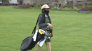 Local girl caddies way to scholarship