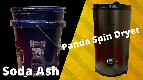 Tie-Dye Designs: Impromptu How To Mix Soda Ash Top Off & Panda Spin Dryer Example