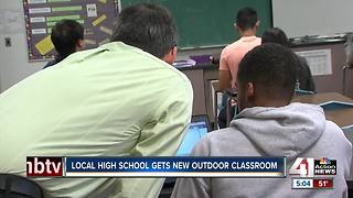 Local high school gets new outdoor classroom