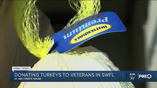 St. Matthew's House delivers turkeys to vets in need