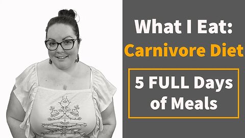 What I Eat & Drink on Carnivore Diet: 5 Full Days of Eating