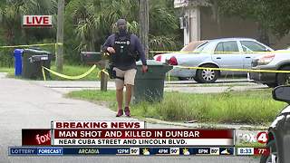 Homicide investigation in Dunbar community after man found shot - 8:30 am live report