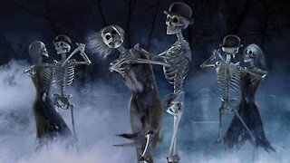 Dancing in the Graveyard on Halloween
