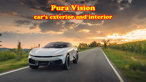 Pura Vision car's exterior and interior