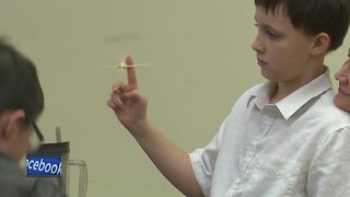 Kids learn about STEM through fun activities