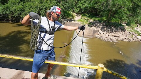 MAGNET FISHING AN OLD SPILLWAY KNOWING IT WOULD BE GOOD!!