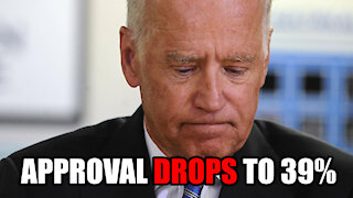 Biden's Approval Drops to 39%