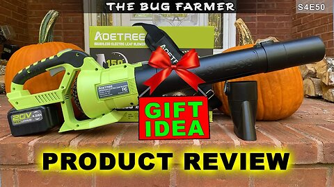 Aoetree Cordless Leaf Blower Review | This would make a good gift for anyone. #beekeeping #review