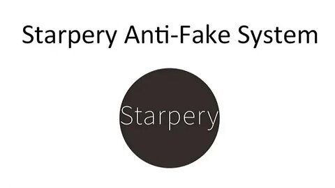A New Anti Fake System from Starpery #new #anti #fake #system