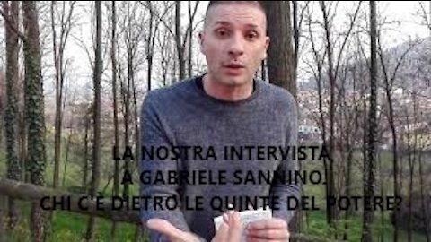 La nostra intervista a Gabriele Sannino. Chi c'è dietro le quinte del potere?