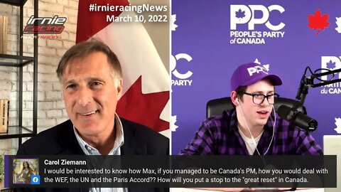 How would you deal with WEF, UN, Paris Accord, Great Reset Maxime Bernier? LIVE March 10, 2022