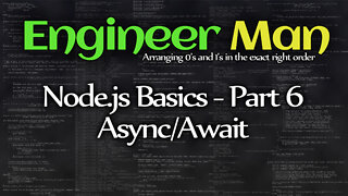 Async/Await - Node.js Basics Part 6