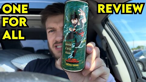 My Hero Academia ONE FOR ALL Energy Drink Review