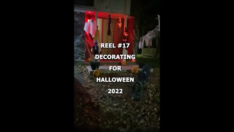 REEL #17 Decorating for Halloween 2022