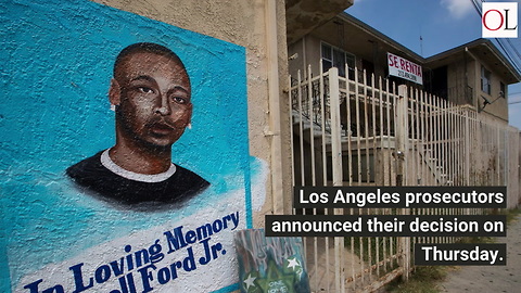 Los Angeles Prosecutors Won't Charge Officer In Death Of Unarmed Man