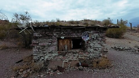 Abandoned Small Desert Cabin