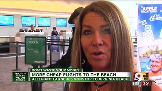 Allegiant offers more cheap flights to the beach