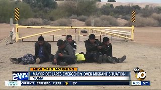 Yuma mayor declares emergency over migrant release