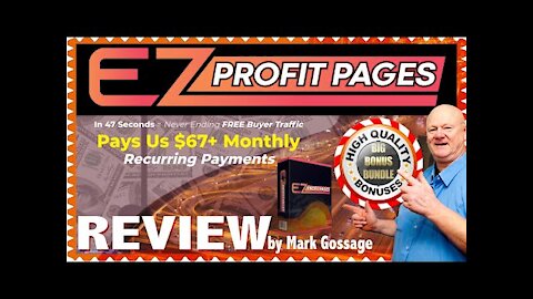 EZ Profit Pages Review Walkthrough Demo + 🚦 MASSIVE BONUSES 🤐 Traffic Included 🚦