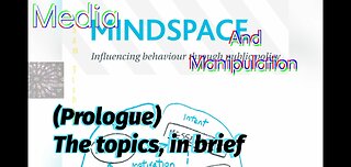 Media, Mindspace and Manipulation (Prologue): The topics, in brief