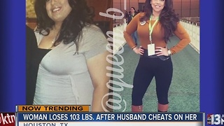 Woman gets revenge by losing weight