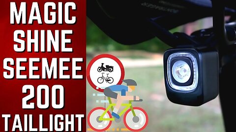 ULTRA BRIGHT | MagicShine SEEMEE 200 Bicycle Taillight | Full Review of this USB Rechargeable Light