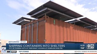 Phoenix turning shipping containers into shelters