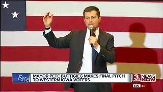 Mayor Pete Buttigieg Makes Final Pitch to Western Iowa Voters