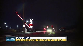 Man says he waited for a train for two hours in Woodhaven