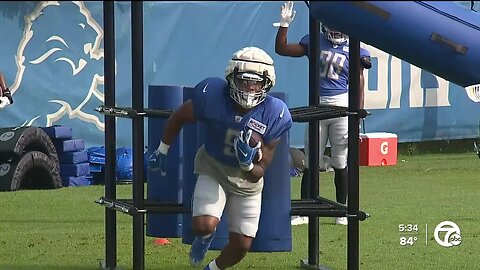 Lions have first workout in pads