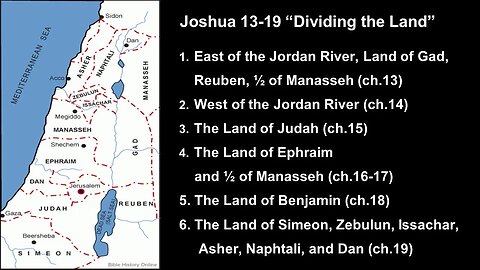 Joshua 13-19 “Dividing the Land” - Calvary Chapel Fergus Falls